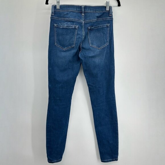 Harper Stretch Destructed Skinny Jeans Size 27 - Picture 4 of 6